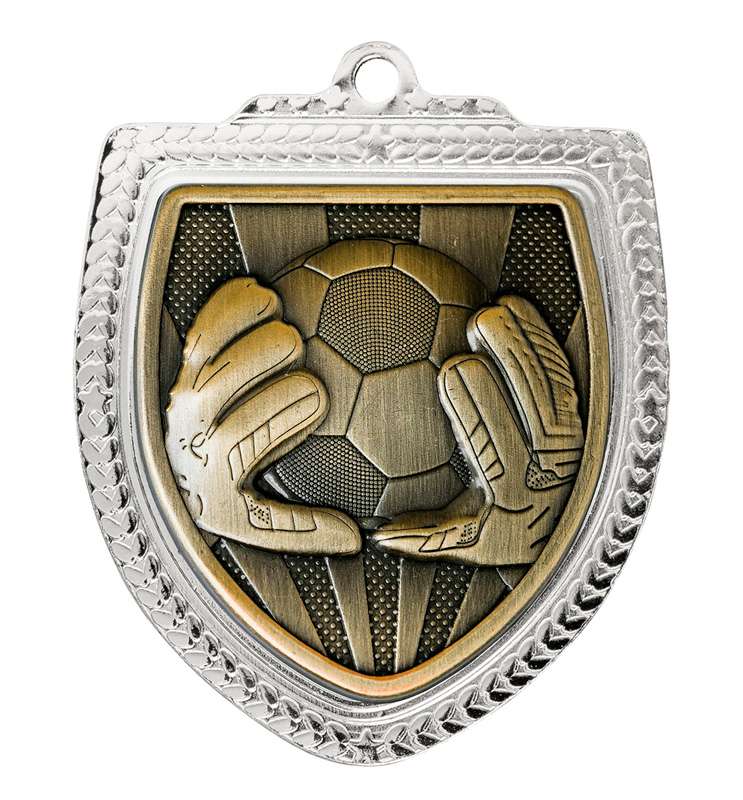 80mm Shield Medal – Football Goalkeeper