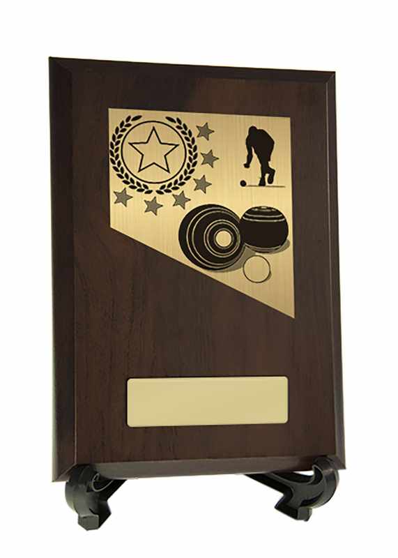 Plaque with Lawn Bowls Trim