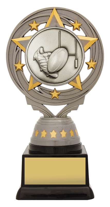 Silver Rugby Torch