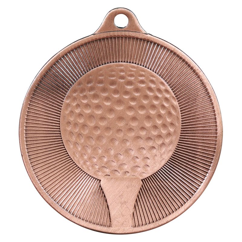 Golf Bronze Medal 50mm