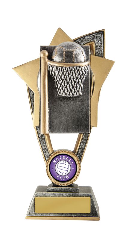 Ezi-Rez Netball Trophy with 25mm Centre