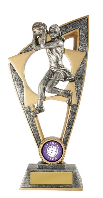 Ezi-Rez Netball Trophy with 25mm Centre