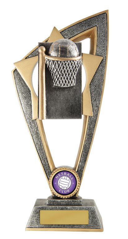 Ezi-Rez Netball Trophy with 25mm Centre