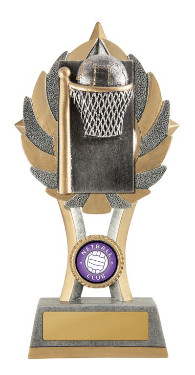 Ezi-Rez Netball Trophy with 25mm Centre