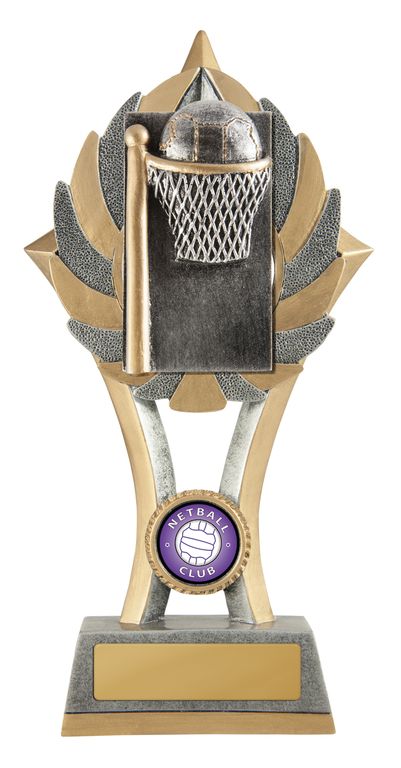 Ezi-Rez Netball Trophy with 25mm Centre