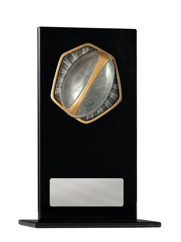 Rugby Glass Trophy 140mm