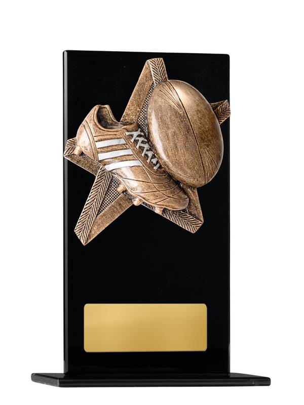 Rugby Glass Trophy 160mm
