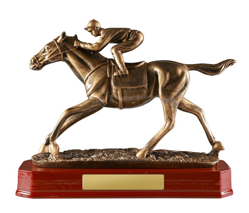 Horse with Jockey Trophy 210mm