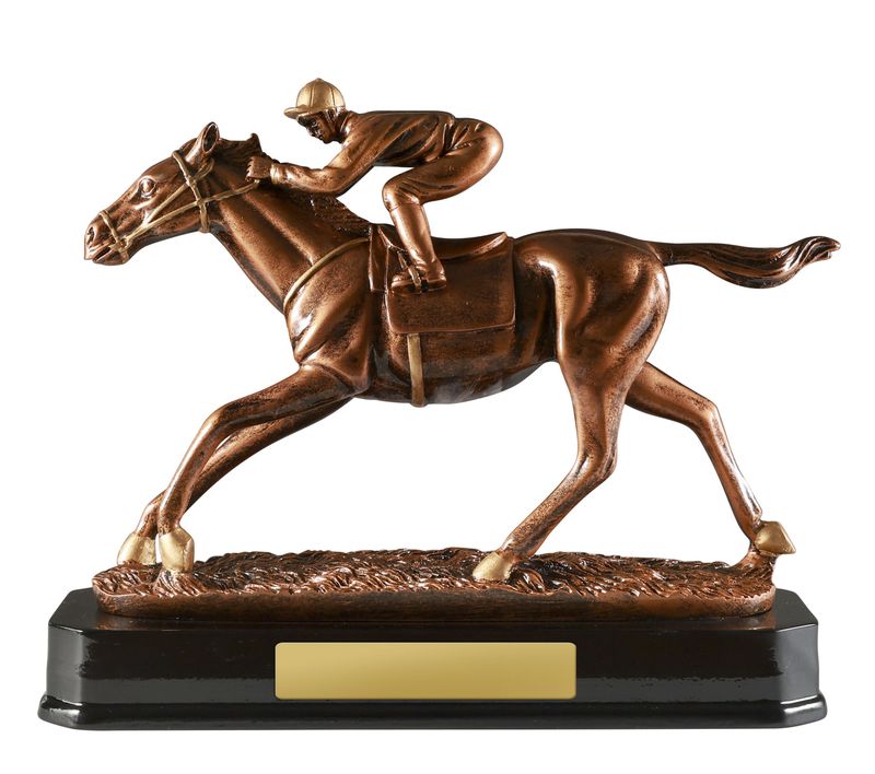 Horse with Jockey Trophy 210mm