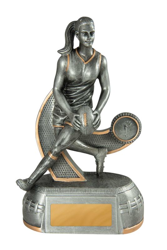 Aussie Rules Female Trophy 125mm