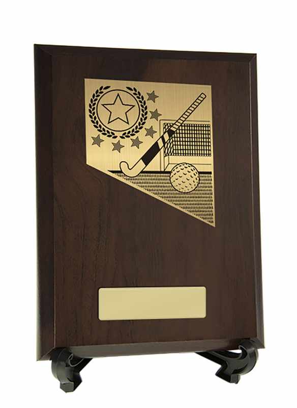 Plaque with Hockey Trim 200mm