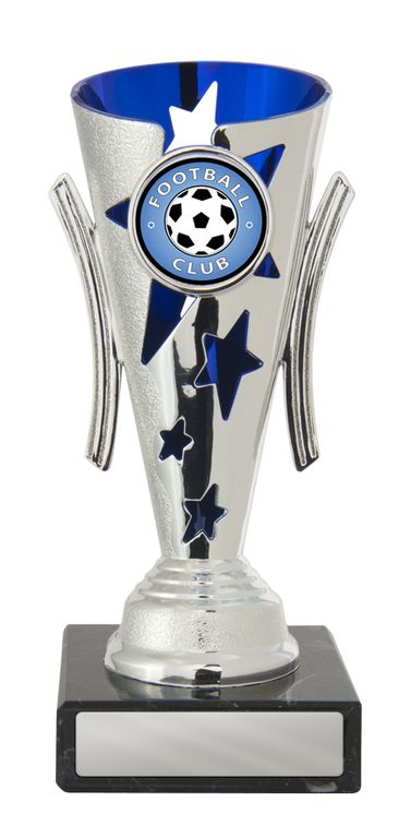 Silver/Blue Cup with 25mm Centre