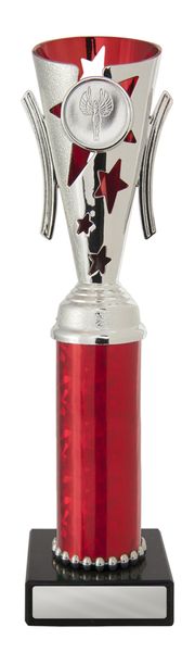 Silver-Red cup
