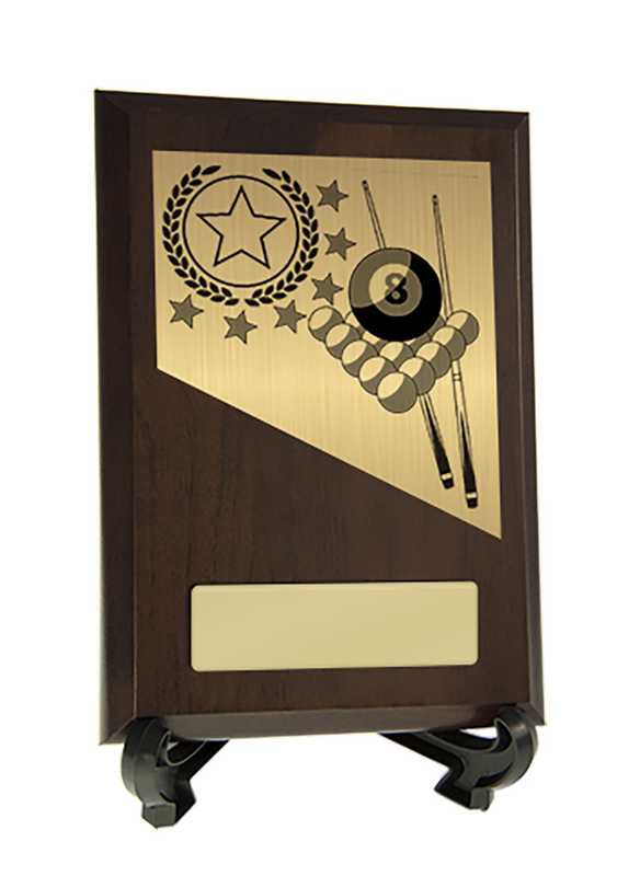 Plaque with Billiards Trim