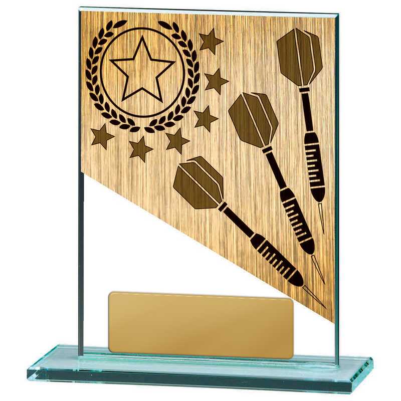 Darts Theme on Glass
